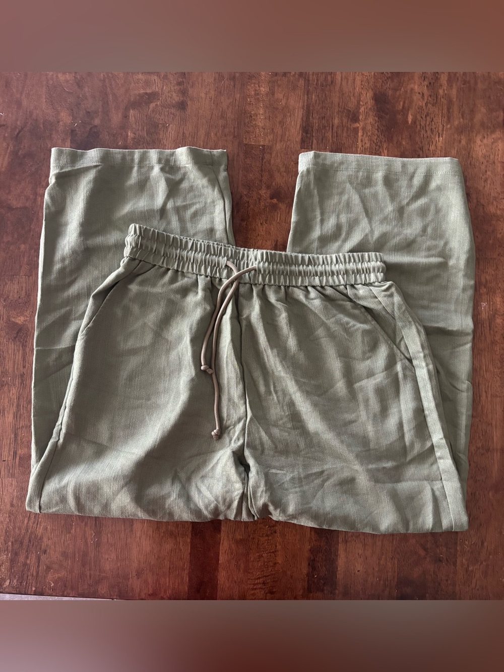 HALARA Olive Green Wide Leg Pants - Picture 5 of 11
